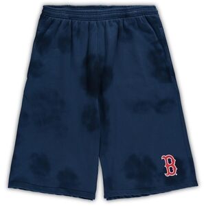 NWT Fanatics Boston Red Sox Elastic Waist Tye Dye Fleece Shorts‎ Blue 4XL Plus